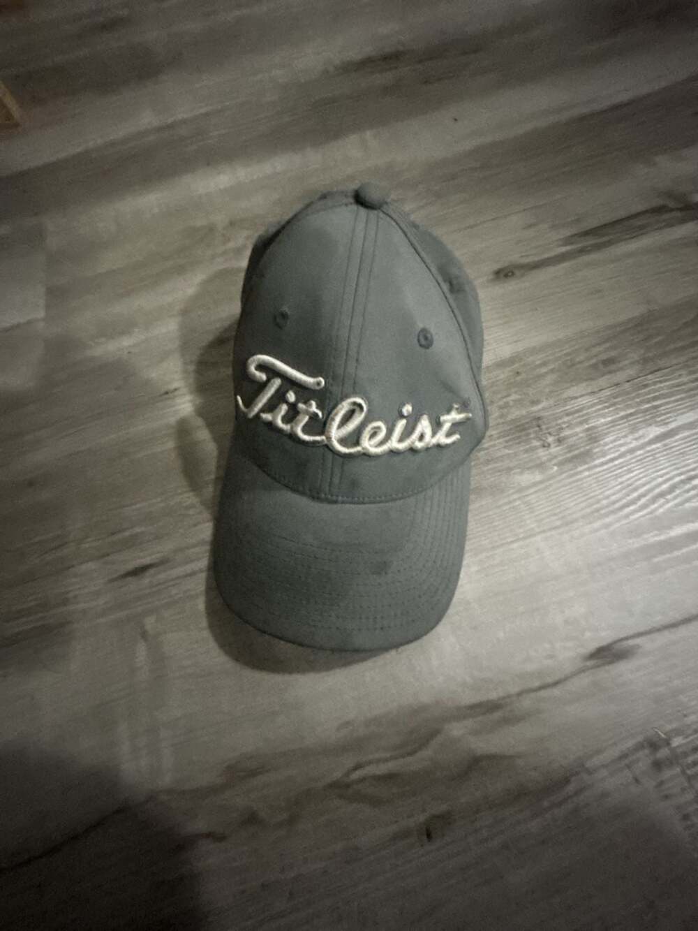 Titleist Pro V1 FootJoy Tour Performance Gray Adjustable Golf Hat